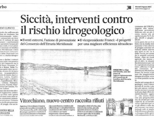 Siccità, interventi contro il rischio idrogeologico