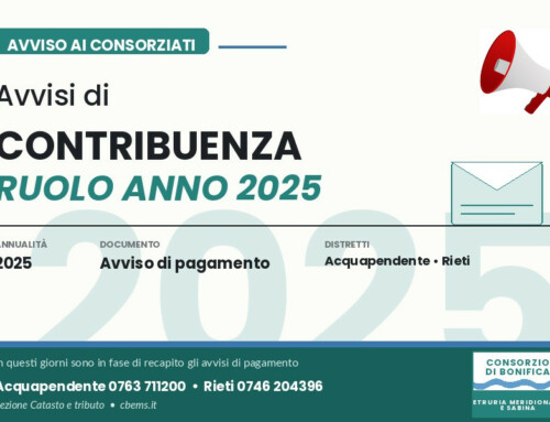 AVVISI DI CONTRIBUENZA RUOLO ANNO 2025