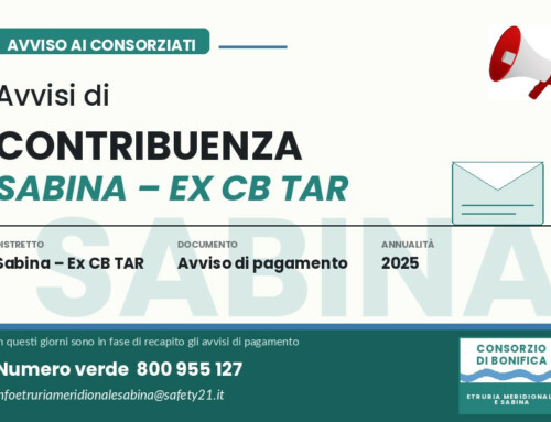 NUOVO DISTRETTO OPERATIVO SABINA – EX CB TAR